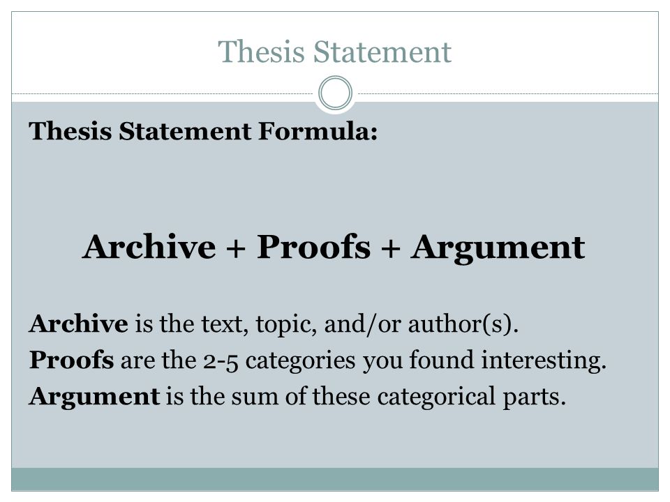 How to Write a Thesis Statement That Your Professor Will Love